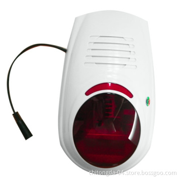 Best Quality Yard Security Waterproof Intelligent Spot Alarm System with LED Flash Siren